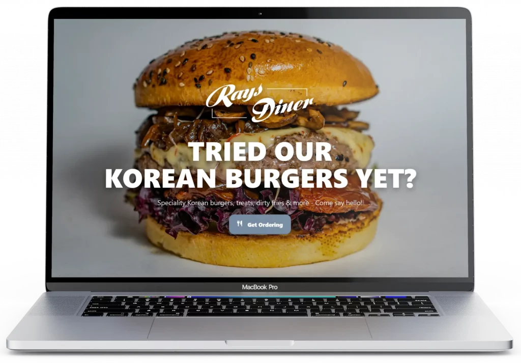 Landing Page (Desktop View)