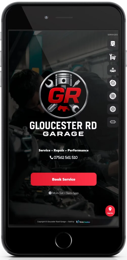 Landing Page (Mobile View)