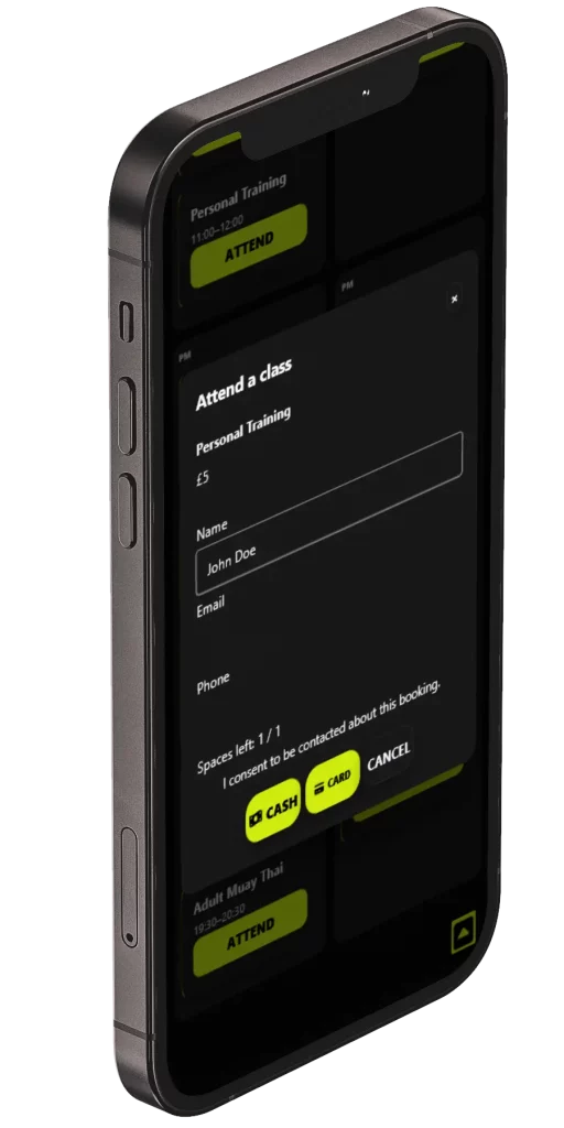 Attend Class (Mobile View)