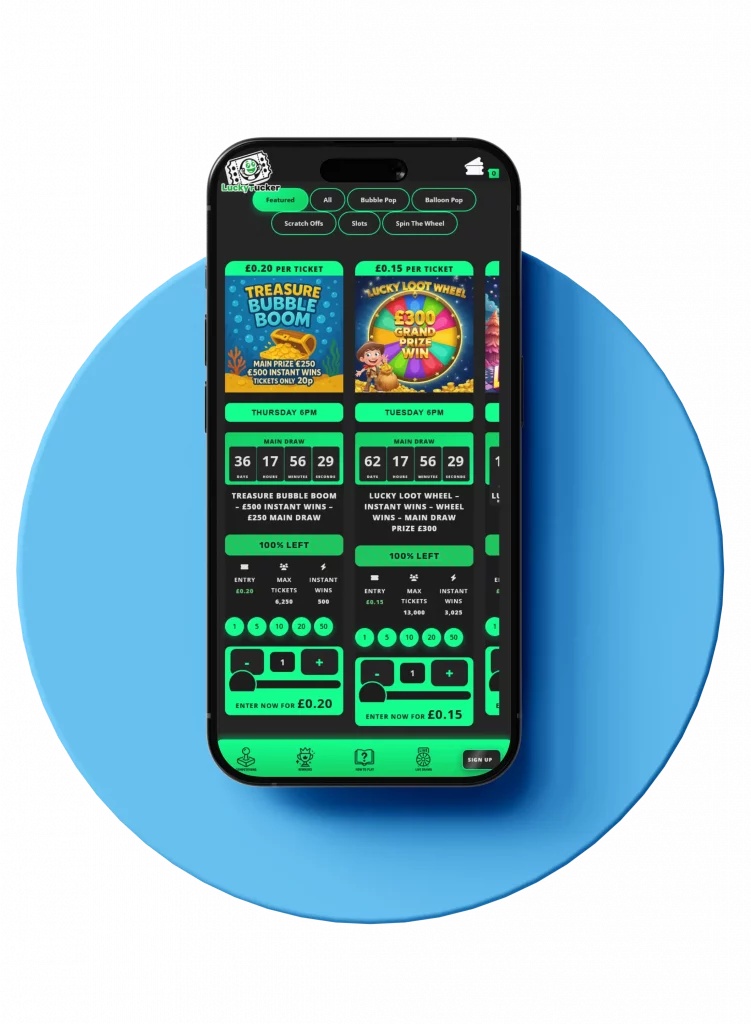 Competition Categories and Cards (Mobile)