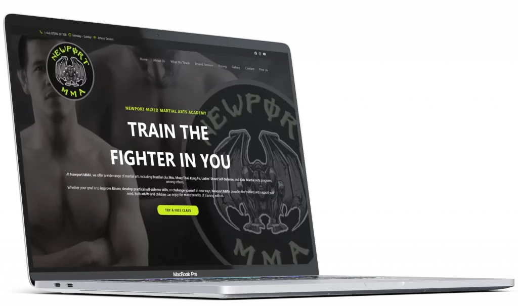 Landing Page (Desktop View)