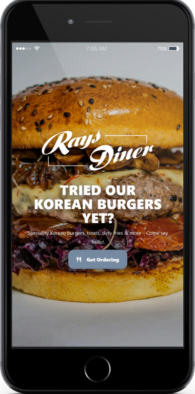 Landing Page (Mobile View)